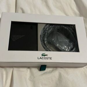 Lacoste Belt and Wallet Gift Set For Men